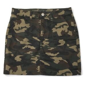 VIP Jeans Stretchy Camo Camouflage Mini Skirt